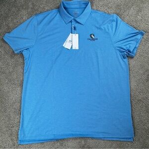 Southern Tide Brreeze Heather Ocean Channel Brr Polo Callawassie Island NWT XXL